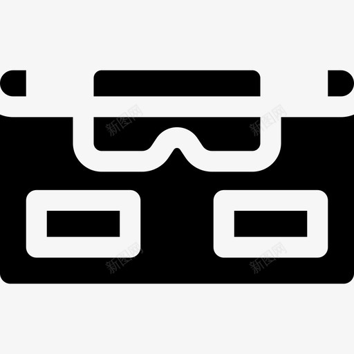 Vr眼镜虚拟现实119填充svg_新图网 https://ixintu.com Vr 眼镜 虚拟现实 填充