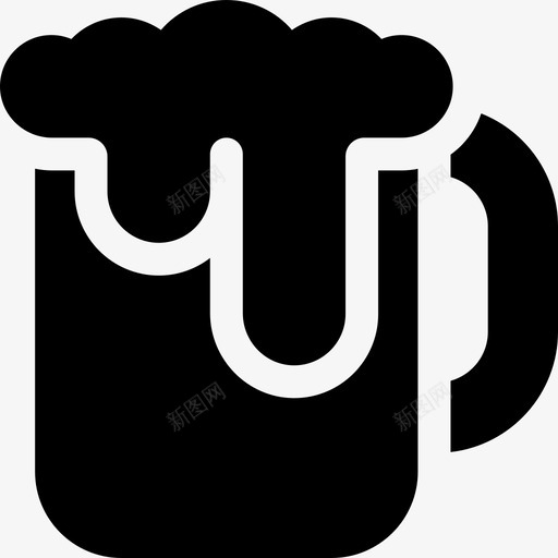 啤酒杯欧洲7装满svg_新图网 https://ixintu.com 啤酒杯 欧洲 装满