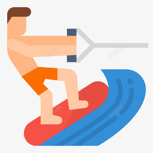 水上滑板极限运动3平板svg_新图网 https://ixintu.com 水上 滑板 极限运动 平板