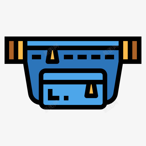 FannyPack18号包线性颜色svg_新图网 https://ixintu.com Fanny Pack 18号包 线性 颜色