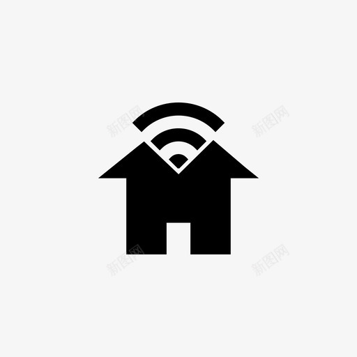 wifi区域房屋wifi保真度svg_新图网 https://ixintu.com wifi 区域 房屋 保真 信号 无线 互联网 房地产