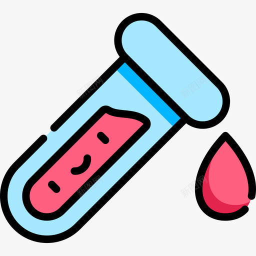 验血过敏32线性颜色svg_新图网 https://ixintu.com 验血 过敏 线性 颜色