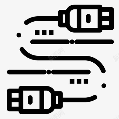 电缆服务器共享图标