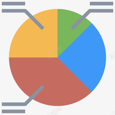 饼图信息图11扁平图标