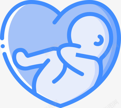 宝贝孕妇43蓝色图标
