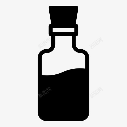 带塞瓶仪器化学svg_新图网 https://ixintu.com 带塞瓶 仪器 实验室 化学