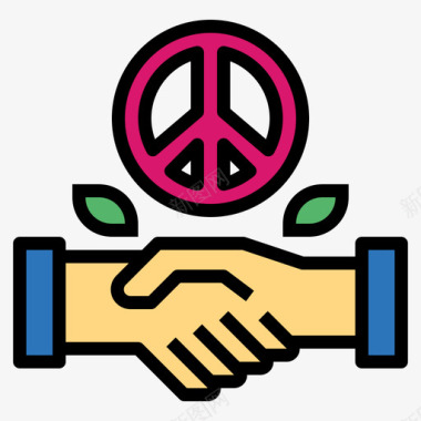 和平和平8线性颜色图标