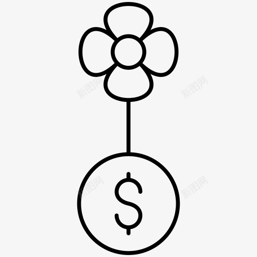 增长美元金融svg_新图网 https://ixintu.com 增长 金融 美元 投资 银行 图标 2019