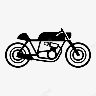 摩托车自行车摩托车手图标