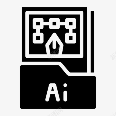 Ai文件图形设计171字形图标