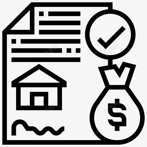协议付款要素4线性svg_新图网 https://ixintu.com 协议 付款 要素 线性