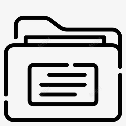 文件夹用户界面69线性svg_新图网 https://ixintu.com 文件夹 用户界面 线性