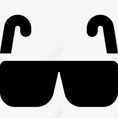 智能眼镜技术设备填充物图标