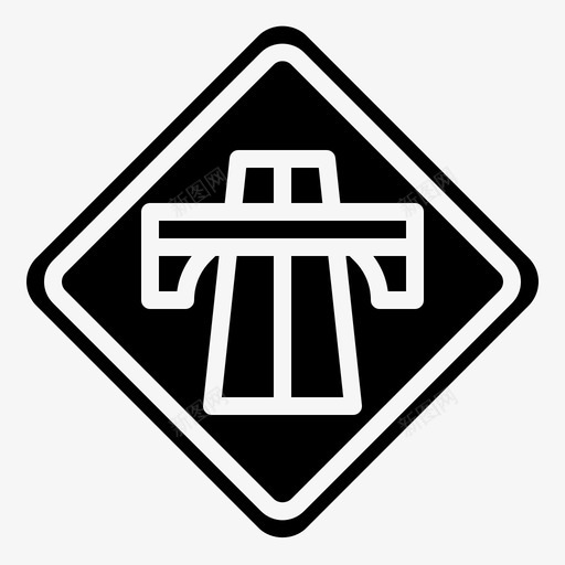 高速公路交通标志28填充svg_新图网 https://ixintu.com 高速公路 交通标志 填充