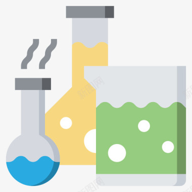 55号实验室扁平烧瓶图标