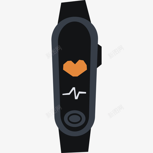 Smartband技术124扁平svg_新图网 https://ixintu.com Smartband 技术 扁平