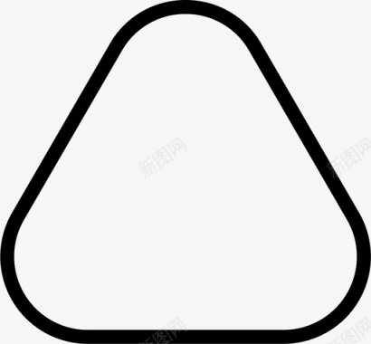 三角形物体路径图标