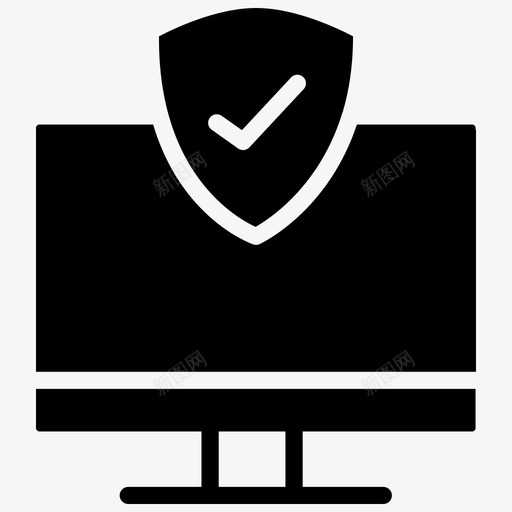 防火墙计算机安全黑填充svg_新图网 https://ixintu.com 防火墙 计算机 安全 填充
