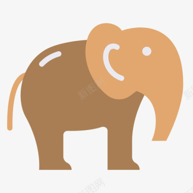 大象精神31扁平图标