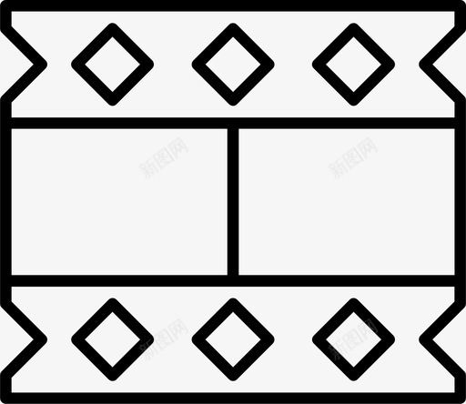 胶卷电影视频svg_新图网 https://ixintu.com 胶卷 电影 视频 多媒体