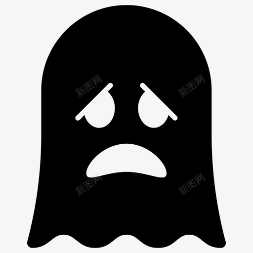 困惑的幽灵表情符号情感svg_新图网 https://ixintu.com 表情 符号 困惑 幽灵 情感 矢量 矢量图 图标