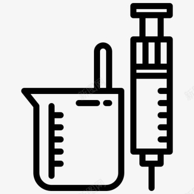 医学病毒120线状图标