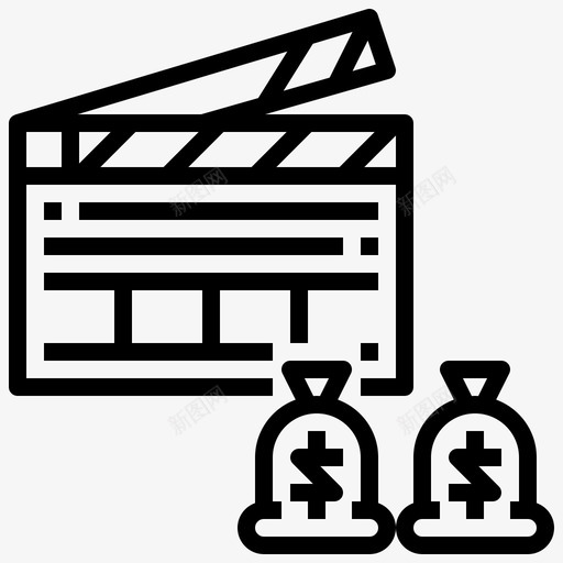 电影预算视频制作23线性svg_新图网 https://ixintu.com 电影 预算 视频制作 线性
