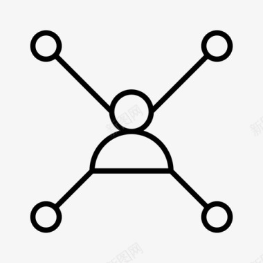 连接互联网网络图标