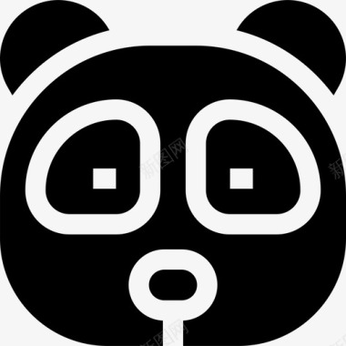 熊猫中国71填充图标