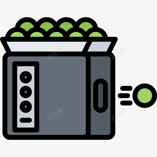 球网球12彩色svg_新图网 https://ixintu.com 网球 彩色