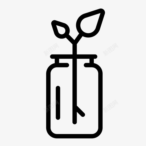 再利用瓶子植物svg_新图网 https://ixintu.com 再利用 瓶子 植物 塑料瓶 回收
