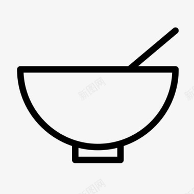 碗食物饭图标