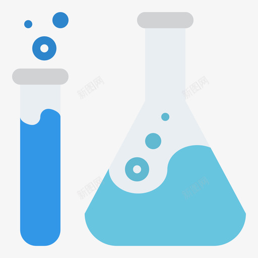 试管医用238扁平svg_新图网 https://ixintu.com 试管 医用 扁平