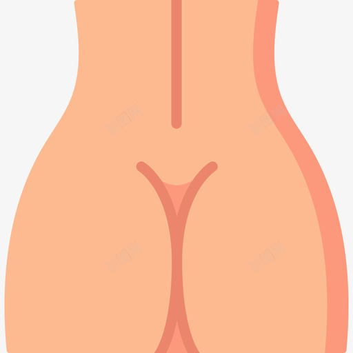 臀部人体6扁平svg_新图网 https://ixintu.com 臀部 人体 扁平