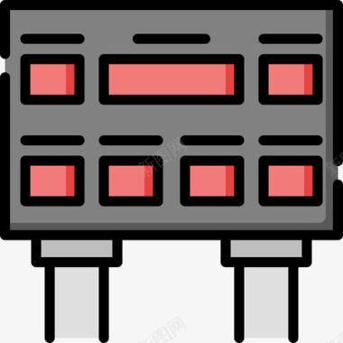 记分牌美式足球39线颜色图标