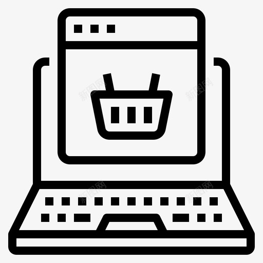 笔记本电脑网上购物78线性svg_新图网 https://ixintu.com 笔记本 电脑 网上购物 线性