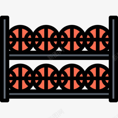 支架篮球48彩色图标