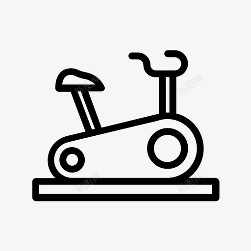 固定自行车理疗26直线型svg_新图网 https://ixintu.com 固定 自行车 理疗 直线 线型