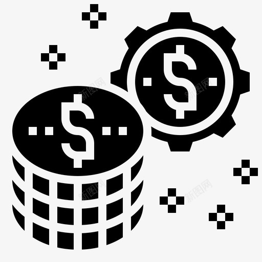 资产业务投资svg_新图网 https://ixintu.com 资产 业务 投资 管理 财产 会计 glyph1