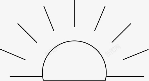 日出极光黎明图标