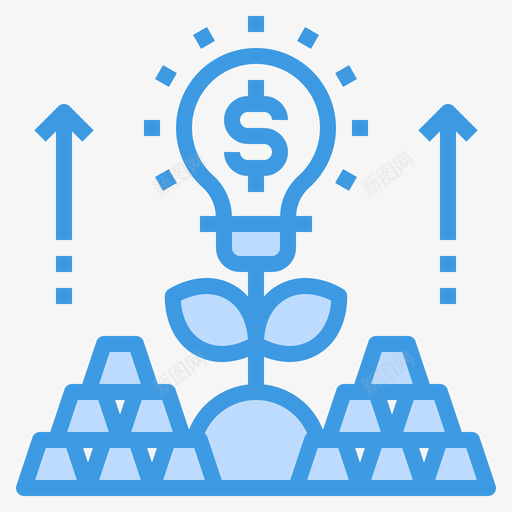 投资货币107蓝色svg_新图网 https://ixintu.com 投资 货币 蓝色