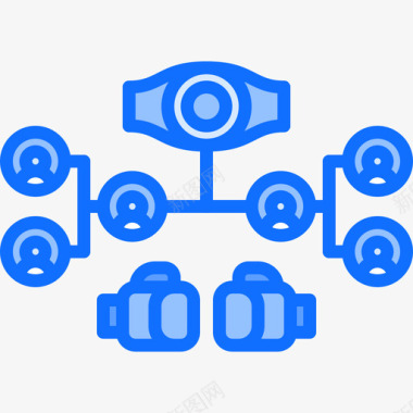 锦标赛拳击11蓝色图标