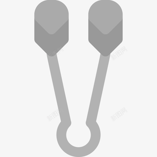 钳子餐具3扁平svg_新图网 https://ixintu.com 钳子 餐具 扁平