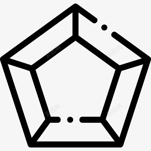 五角大楼信息图元素7线性svg_新图网 https://ixintu.com 五角大楼 信息 图元 元素 线性