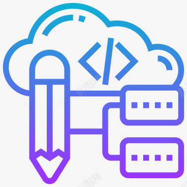 编程数据分析29梯度图标