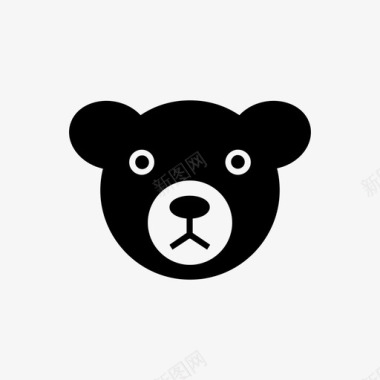 熊动物群森林图标
