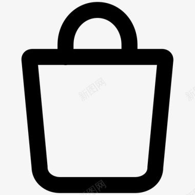 购物袋购物车网上购物图标