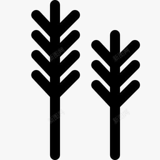 杂草草绿色svg_新图网 https://ixintu.com 杂草 绿色 自然 公园 简单 植物