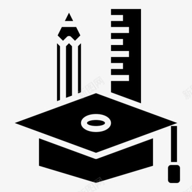 知识教育和在线学习3填充图标