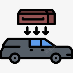 灵车灵车54号葬礼彩色高清图片